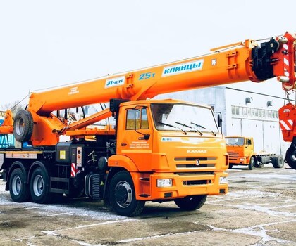 Аренда автокрана шоссейного 25 тонн / 31 метр